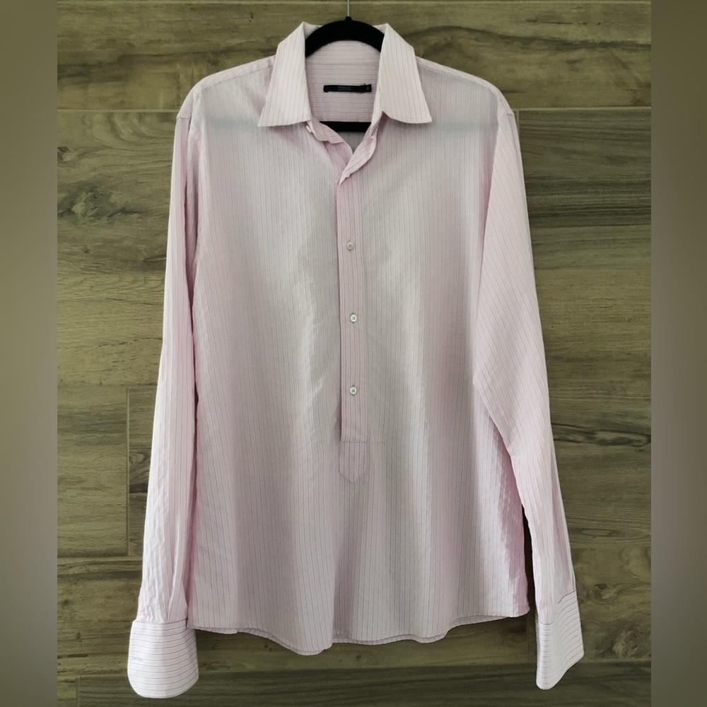 RED Valentino Light Pink Dress Shirt Size 54